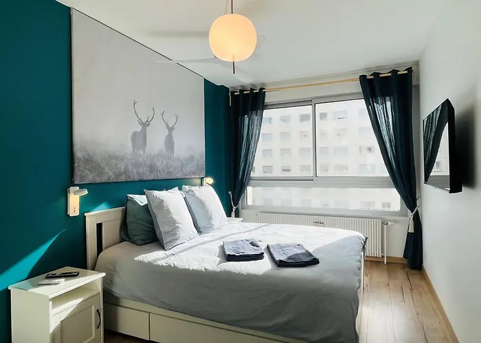 Apartman 2 Ch, Climatise, Parking, Localisation Premium Lyon